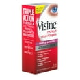 thumbnail image 2 of Visine Triple Action Eye Drops - Polyethylene Glycol, Hydrochloride - Dry Eyes, Red Eye, Strained Eyes, Tired Eyes, 15 mL, 2 of 6