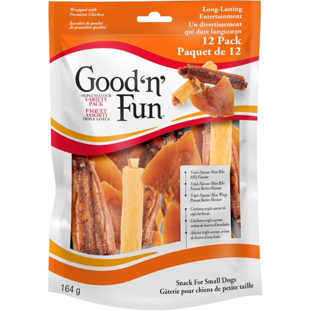 Good 'n' Fun Triple Flavour Variety Pack 12ct, 164g - Walmart.ca