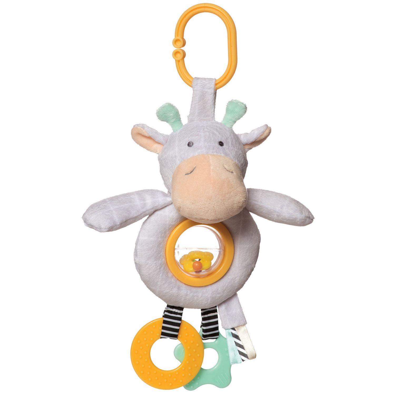 Manhattan Toy Playtime Plush Giraffe Spinning Rattle Ball Soft Baby ...