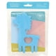 Manhattan Toy Animal Formes Lama Silicone Jouet De Dentition, Bleu – image 4 sur 4