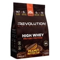 thumbnail image 1 of Revolution Nutrition, High Whey, Protein Powder 6LB, Whey Isolate, 25g of Protein Per Scoop, 2700 g, 73 Servings, Gluten Free, Lean Muscle Mass For Men & Women, Peanut Butter Cup (6 Pounds), 1 of 4