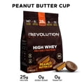 thumbnail image 2 of Revolution Nutrition, High Whey, Protein Powder 6LB, Whey Isolate, 25g of Protein Per Scoop, 2700 g, 73 Servings, Gluten Free, Lean Muscle Mass For Men & Women, Peanut Butter Cup (6 Pounds), 2 of 4