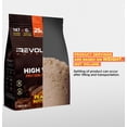 thumbnail image 4 of Revolution Nutrition, High Whey, Protein Powder 6LB, Whey Isolate, 25g of Protein Per Scoop, 2700 g, 73 Servings, Gluten Free, Lean Muscle Mass For Men & Women, Peanut Butter Cup (6 Pounds), 4 of 4