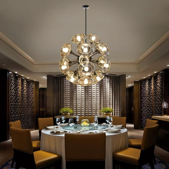 GORGEOUS DANDELION SHAPED CHANDELIER WITH 22 LED BULBS