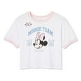 thumbnail image 3 of Disney Girls' Minnie Mouse Ringer Tee, 3 of 3