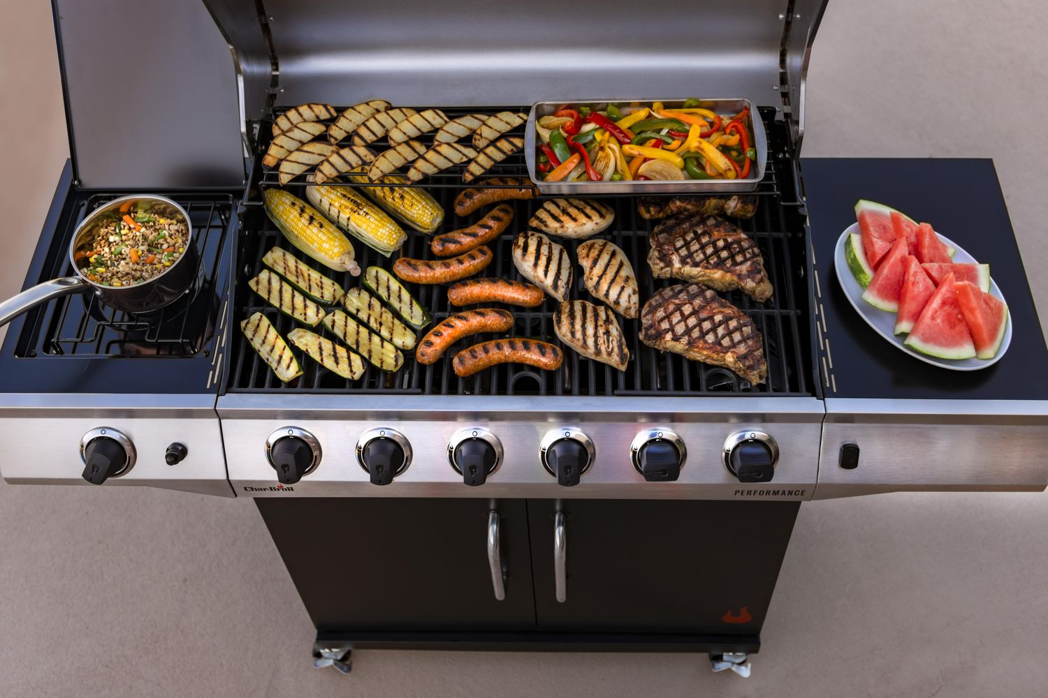 Char broil shop performance 6 burner