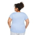 thumbnail image 3 of George Women's Plus Pajama 2-Piece Set, 3 of 6