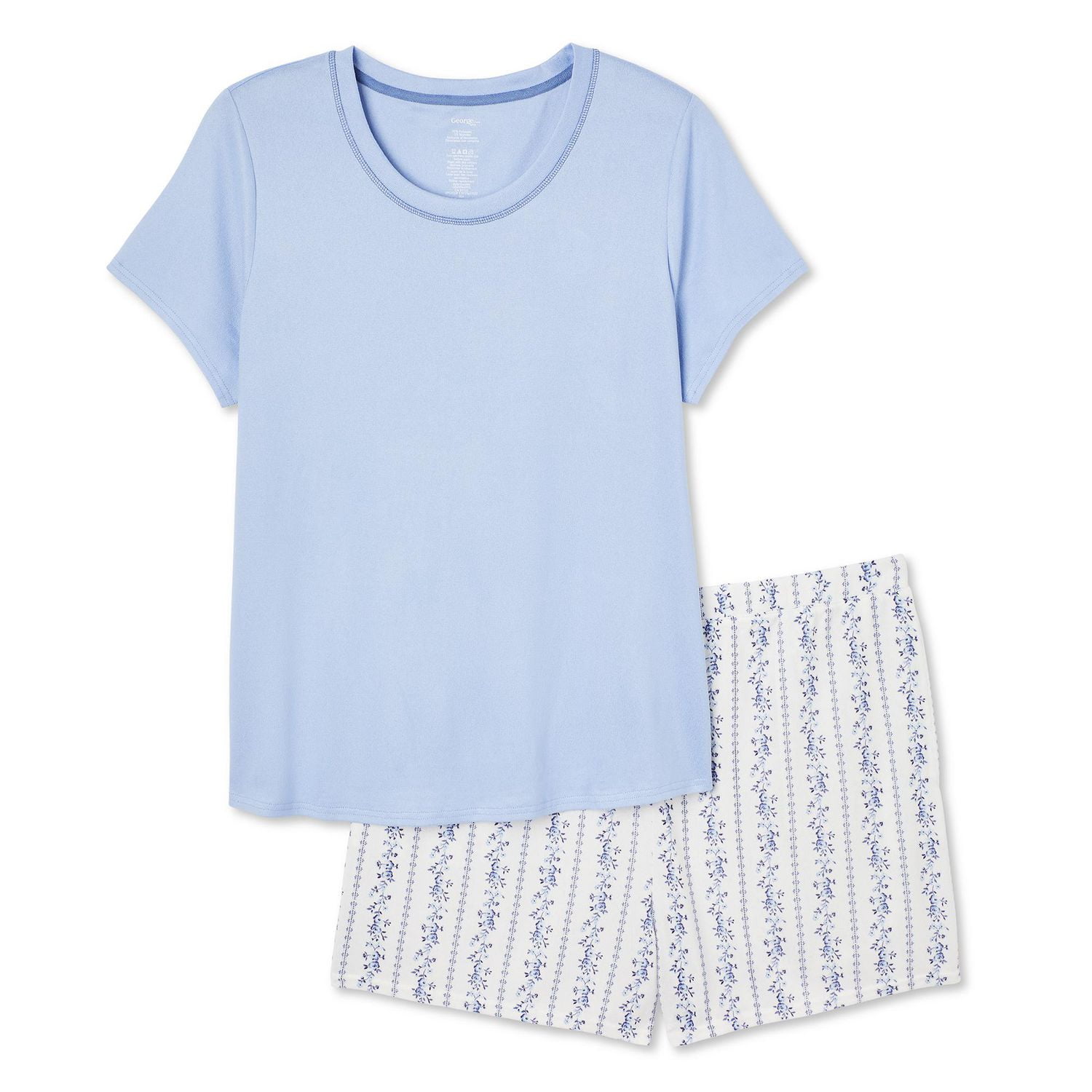 George Women's Plus Pajama 2-Piece Set