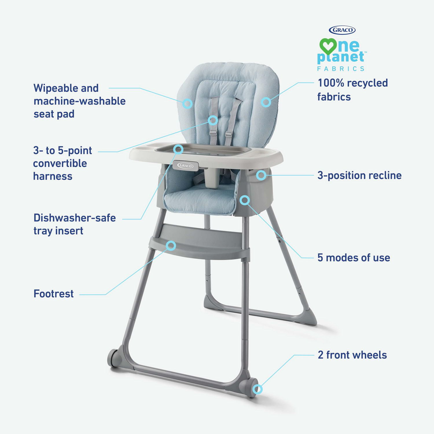 Graco portable high chair online