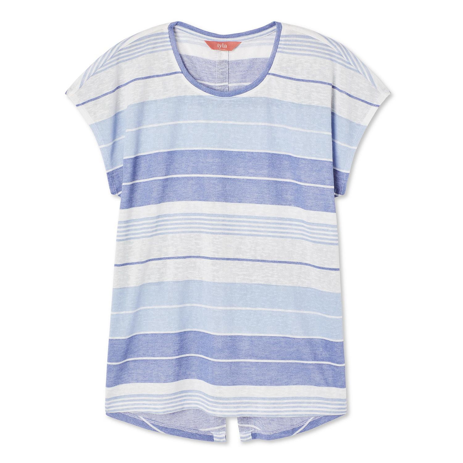 T-shirt avec boutons dans le dos Iyla pour femmes