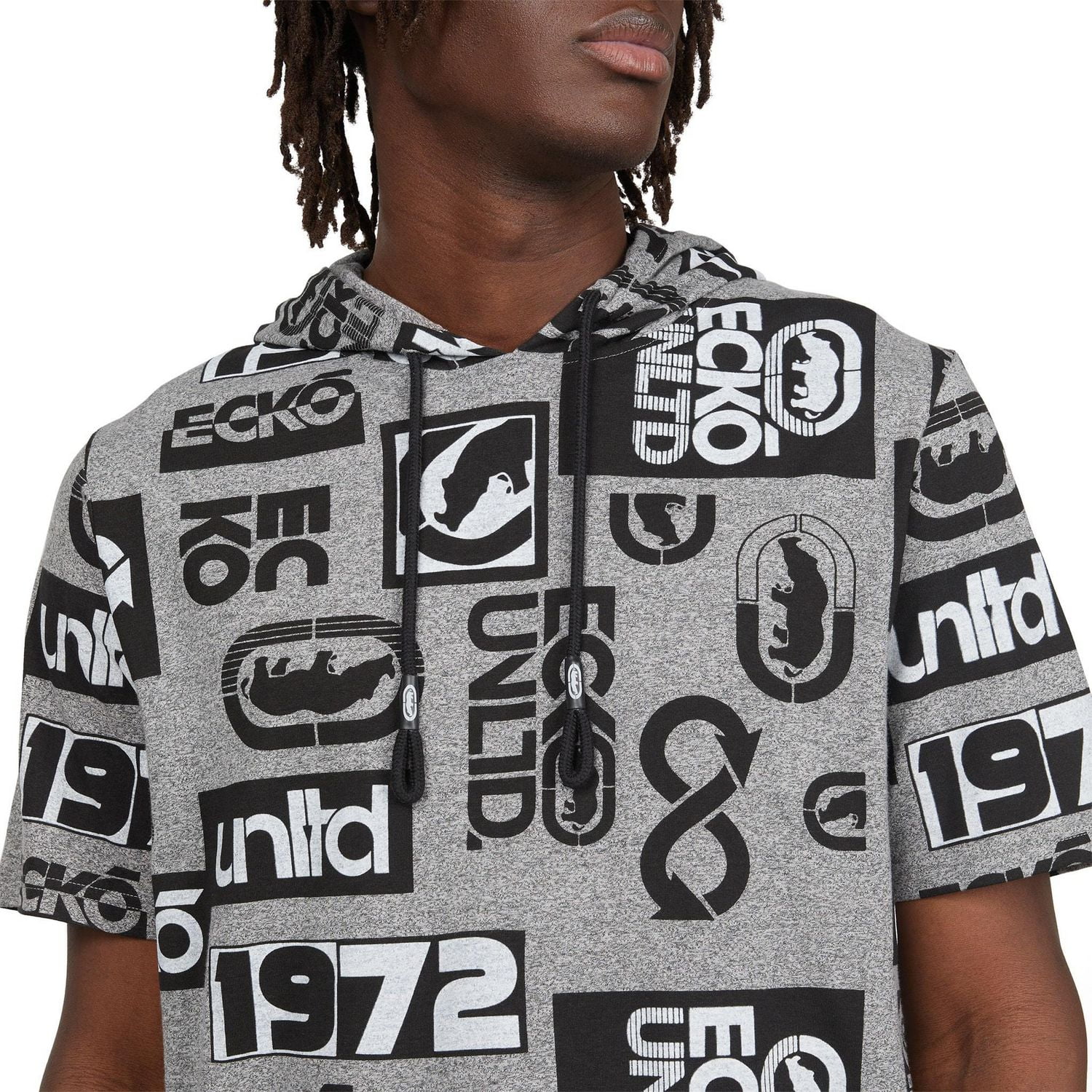 Ecko Men’s Branded Short Sleeve Hoodie