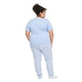 thumbnail image 3 of George Women's Plus Pajama 2-Piece Set, 3 of 6