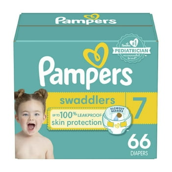 Pampers Swaddlers Diapers, Super Econo Pack, Size 1-8, 58-160CT