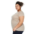 thumbnail image 2 of George Women's Plus V-Neckline Tee, 2 of 6