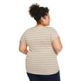 thumbnail image 3 of George Women's Plus V-Neckline Tee, 3 of 6
