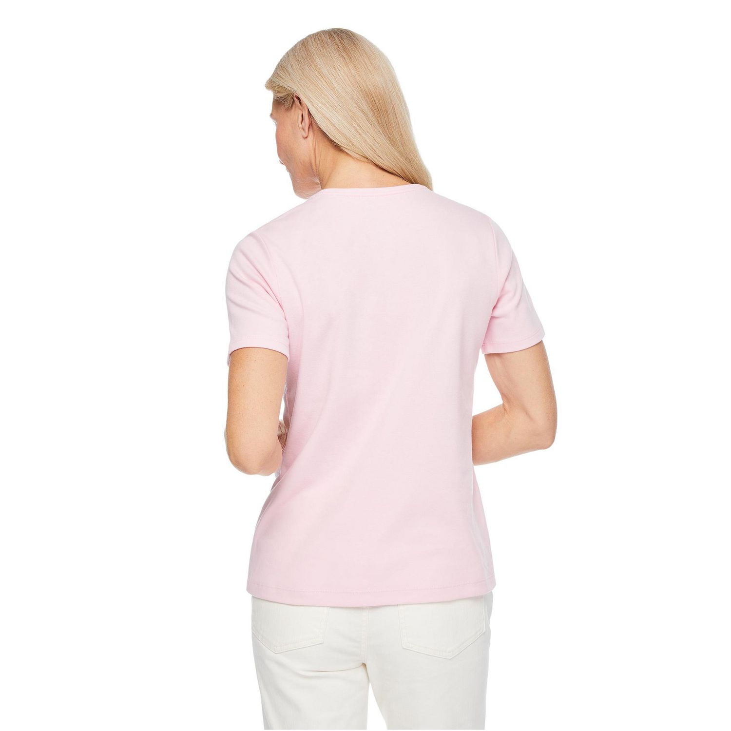 Iyla Women's Interlock Crew Neckline Tee