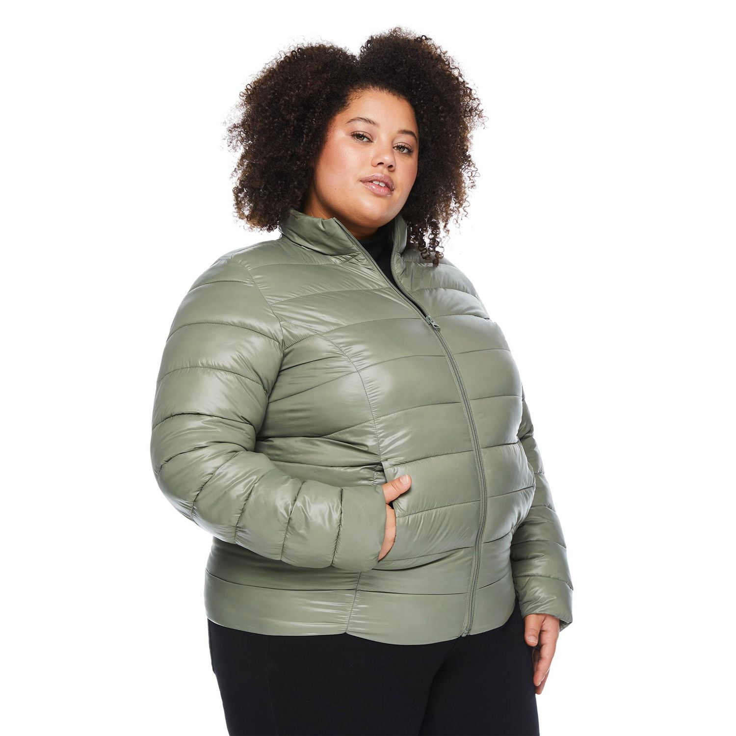 George Women's Plus Packable Puffer