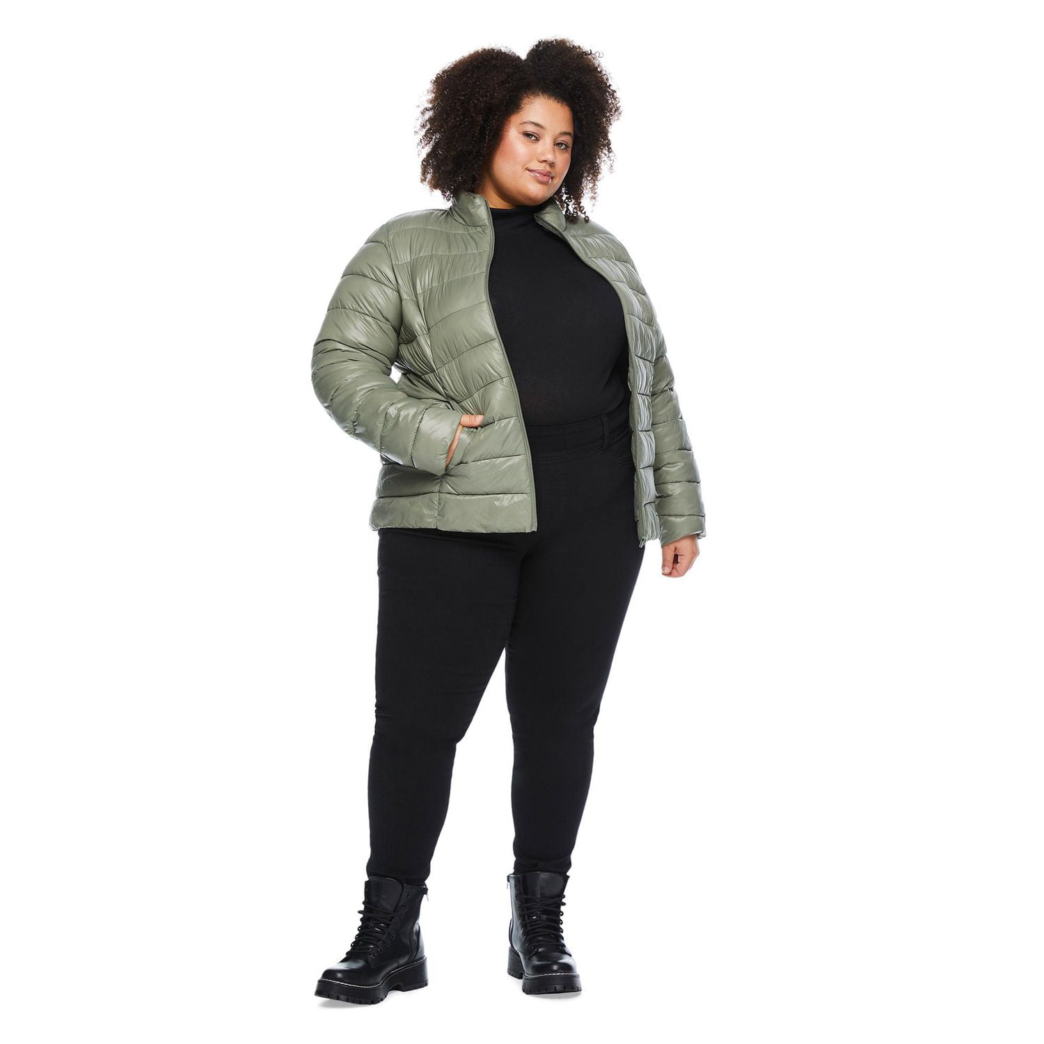 George Women's Plus Packable Puffer