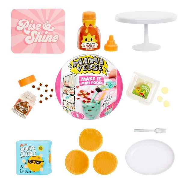 Make It Mini Food™ Diner Series 1 Minis - MGA's Miniverse, Blind Packaging,  DIY, Resin Play, Collectors 