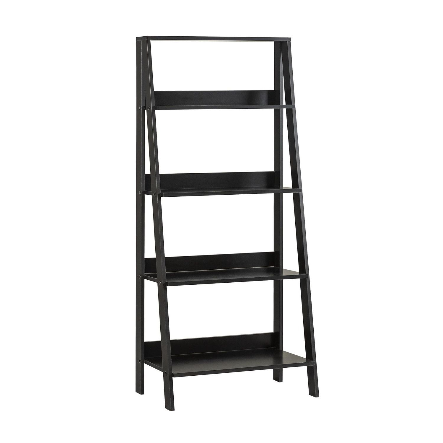 Manor Park 4 Shelf Simple Modern Wood Ladder Bookcase Multiple Manor Park 4 Shelf Simple Modern Wood Ladder Bookcase Multiple Finishes Image 1 Of Zoomed