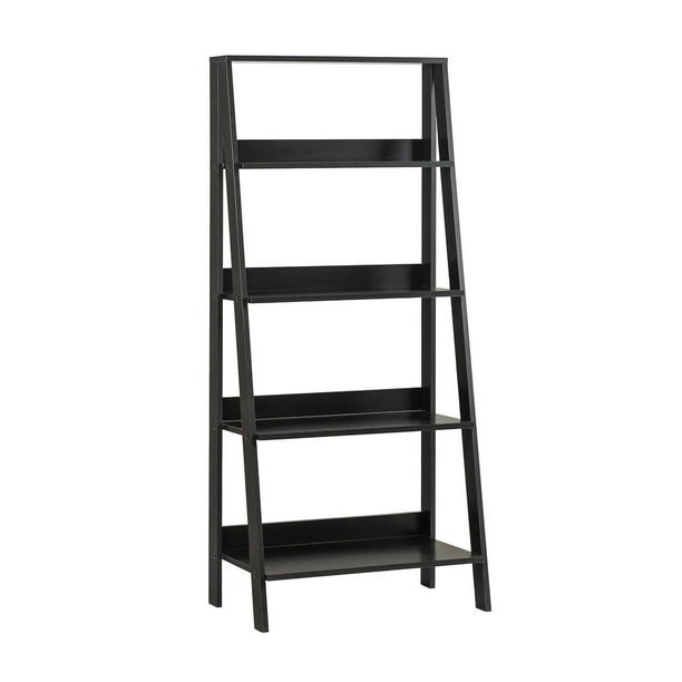 Manor Park 4 Shelf Simple Modern Wood Ladder Bookcase Walmart.ca