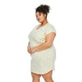 thumbnail image 2 of George Women's Plus V-Neckline Nightshirt, 2 of 6