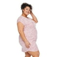 thumbnail image 2 of George Women's Plus V-Neckline Nightshirt, 2 of 6