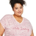 thumbnail image 4 of George Women's Plus V-Neckline Nightshirt, 4 of 6