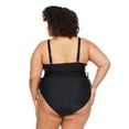 thumbnail image 3 of George Plus Women's Ruched Tankini, 3 of 6