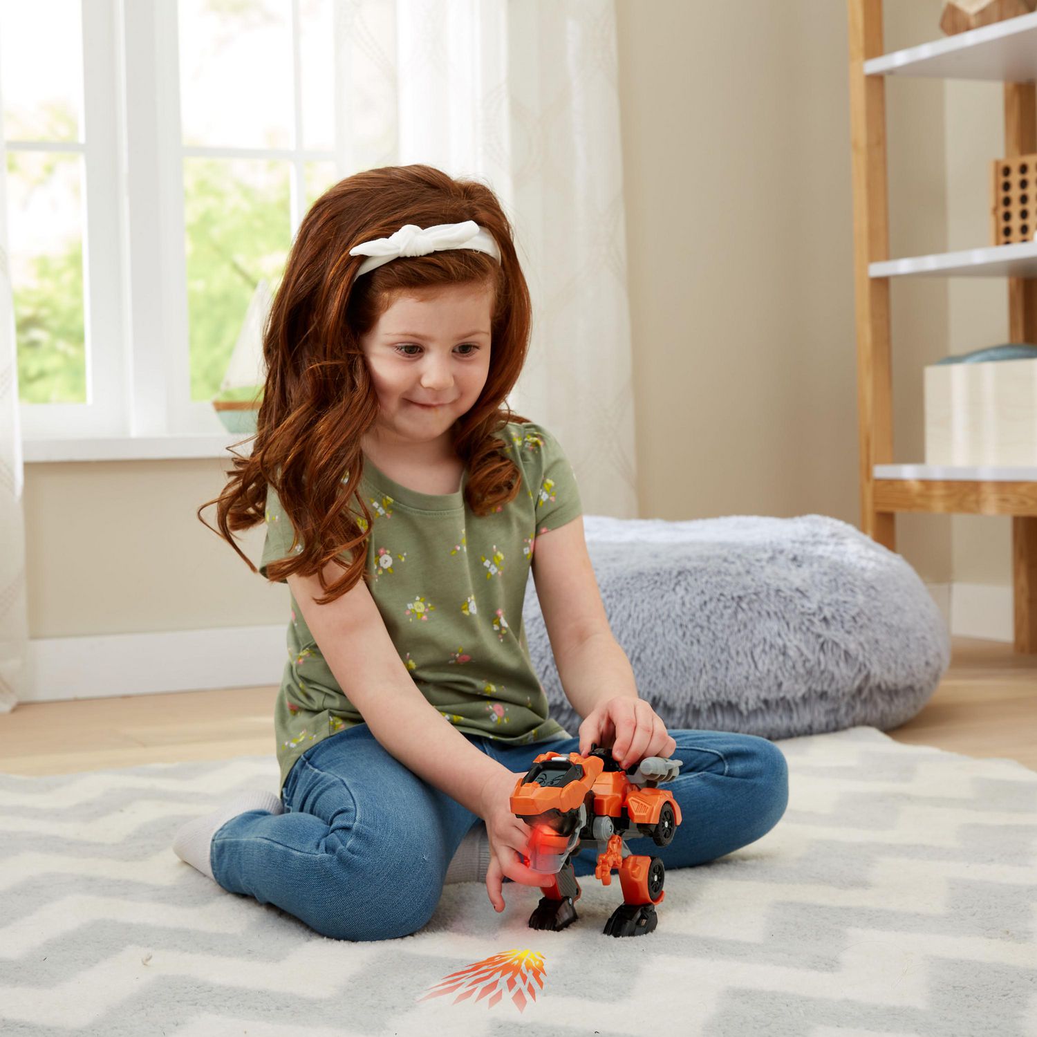 VTech Switch & Go T-Rex Race Car Transforming Dinosaur to Vehicle Toy -  English Version, 4+ Years