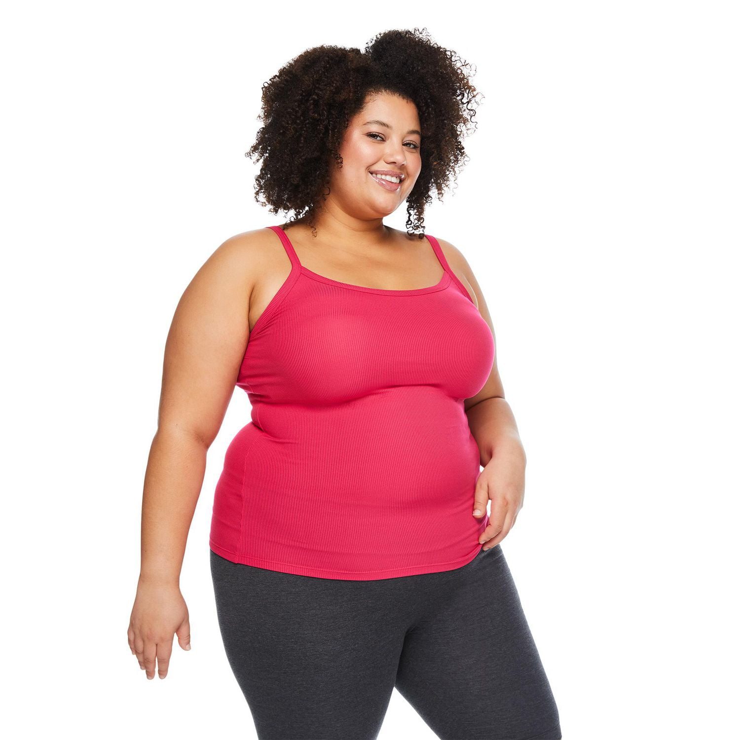 George Women's Plus Rib Tank, Sizes 1X-4X