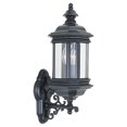 thumbnail image 1 of Aurora Fechner 2-Light Black Outdoor Wall Lantern, 1 of 1