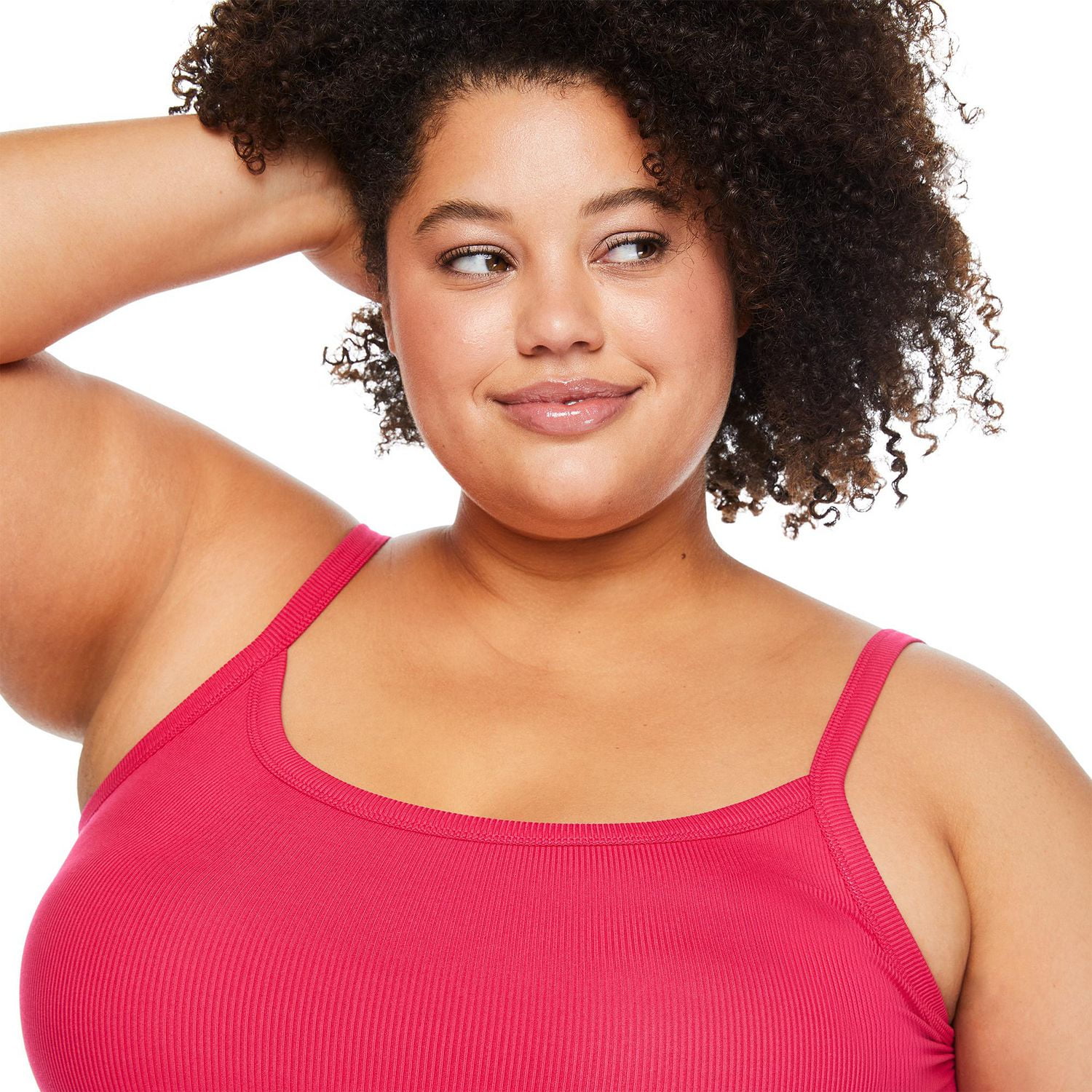 George Women's Plus Rib Tank, Sizes 1X-4X