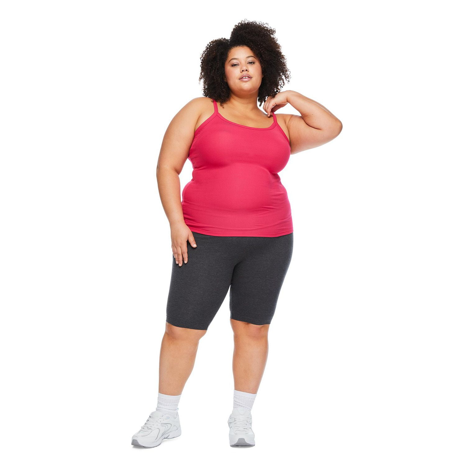 George Women's Plus Rib Tank, Sizes 1X-4X