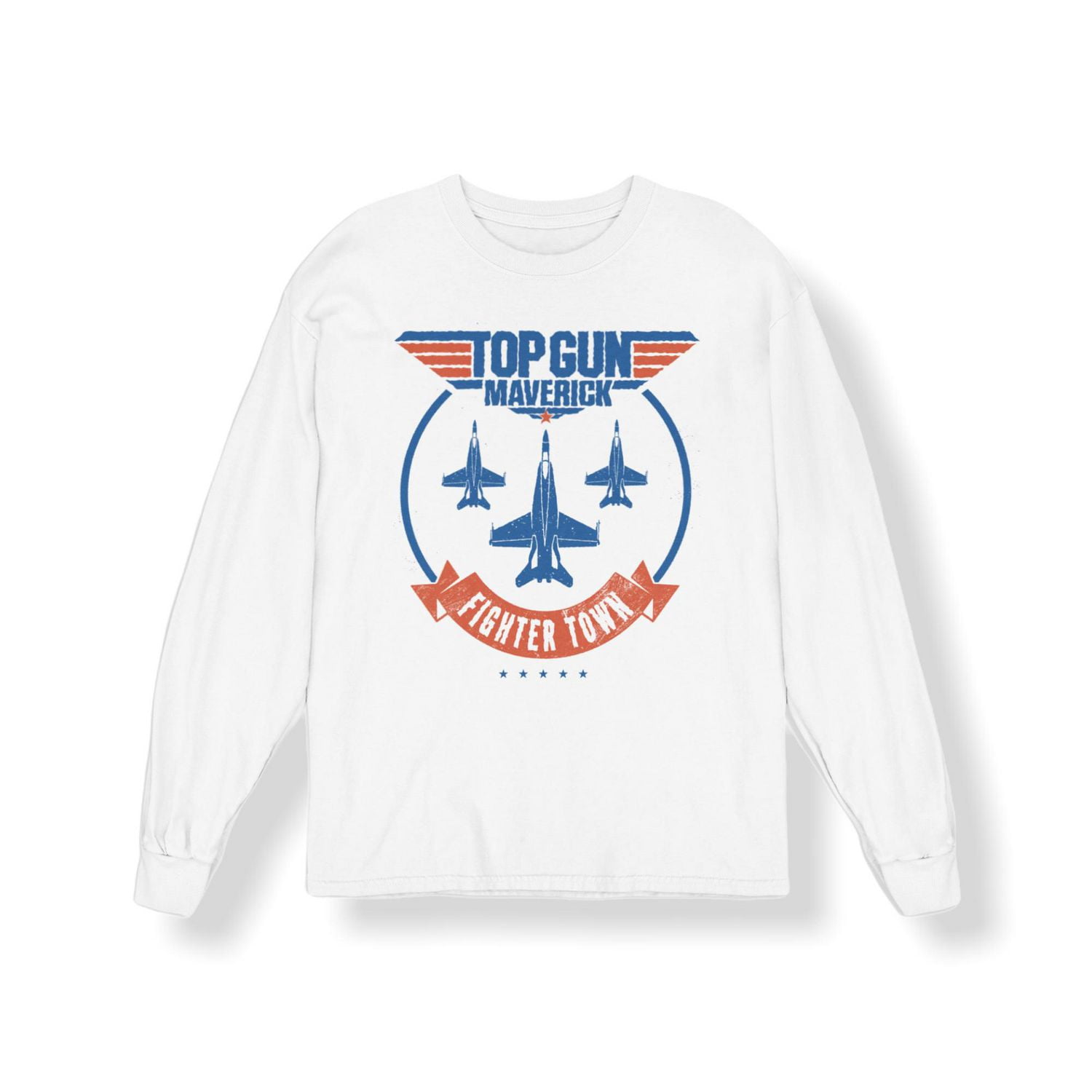 Top Gun Men's long sleeve t-shirt with rib cuff