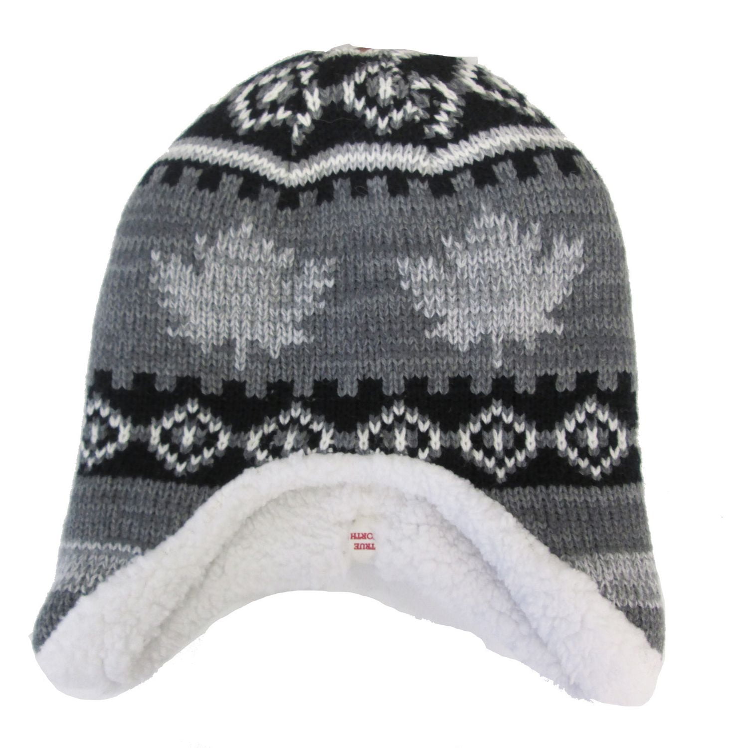 Canadiana Toddler Boy Fairisle Helmet Hat