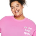 thumbnail image 4 of George Women's Plus Fleece Popover, 4 of 6