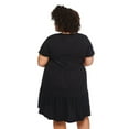 thumbnail image 3 of George Women's Plus Tiered T-Shirt Dress, 3 of 6