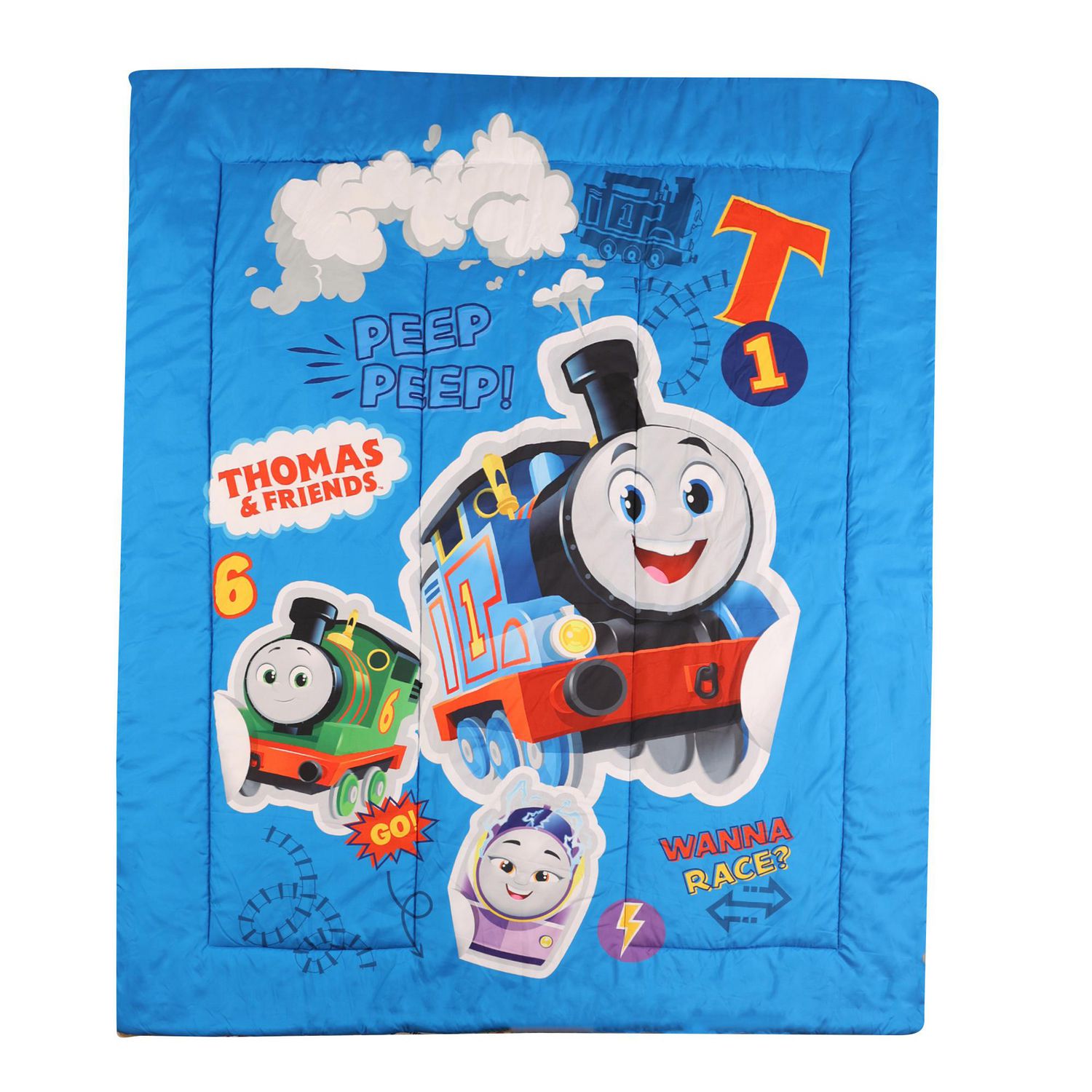 4 Piece Twin Bedding Set, Thomas the Tank, Includes Soft