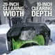 Souffleuse à neige filaire Greenworks, 20 po, 13 A – image 2 sur 8