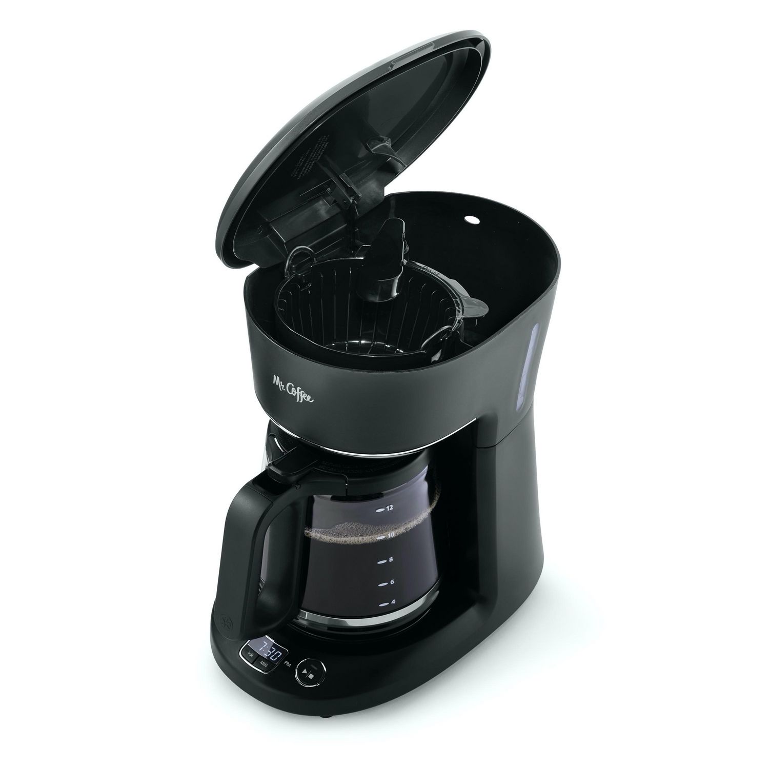 Mr. Coffee 12 Cup Programmable Coffeemaker Brew Now or Later