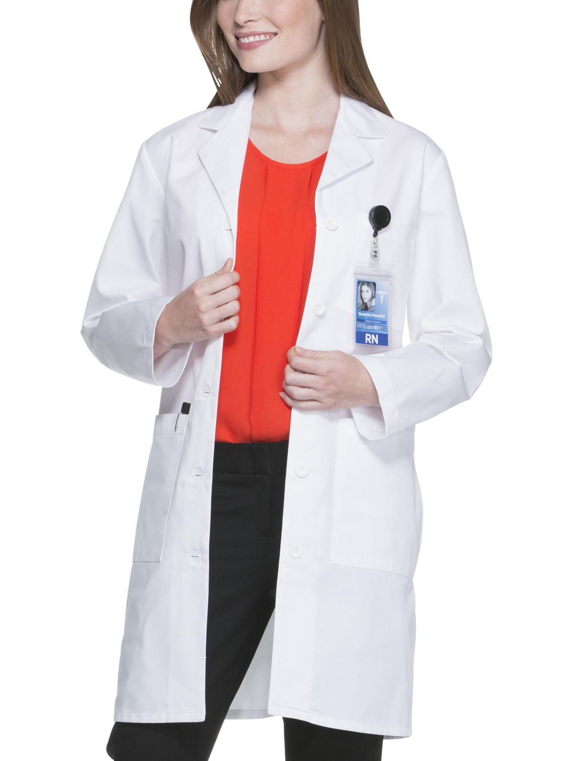 Scrubstar Women's 37" Long Lab Coat Walmart Canada