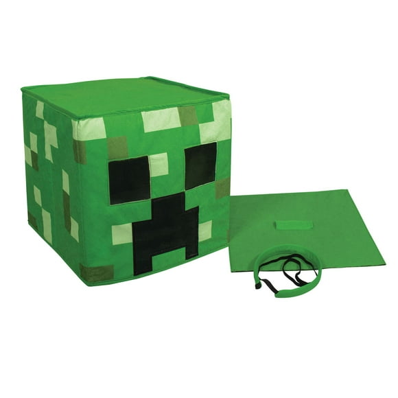 Déguise Minecraft Creeper Block Head Costume
