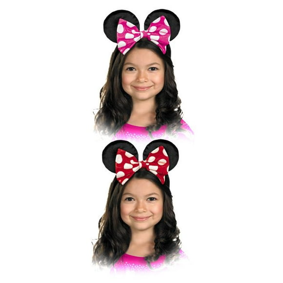 Déguise Disney Pink Minnie Mouse Oreilles Costume