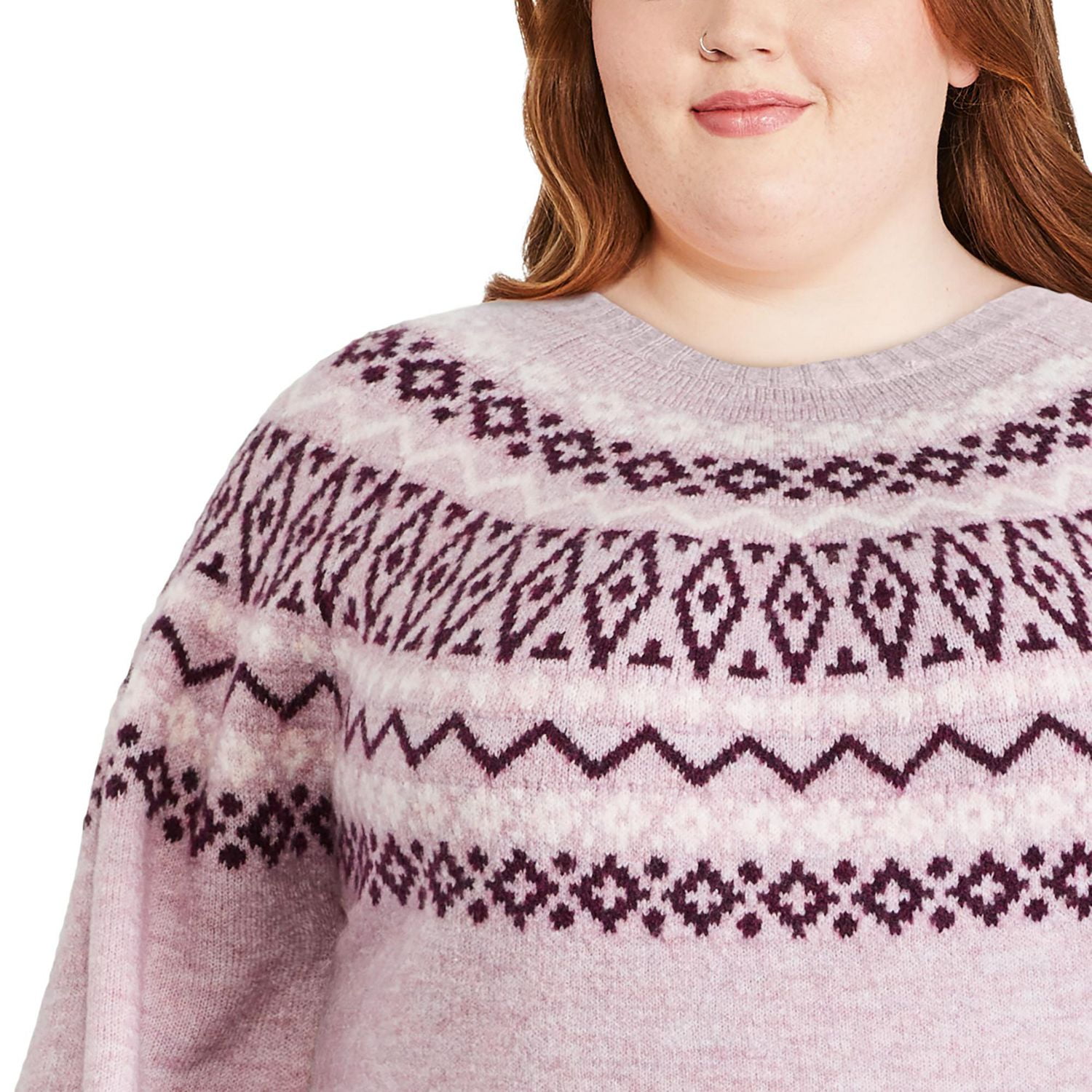 Plus size fair sale isle sweater