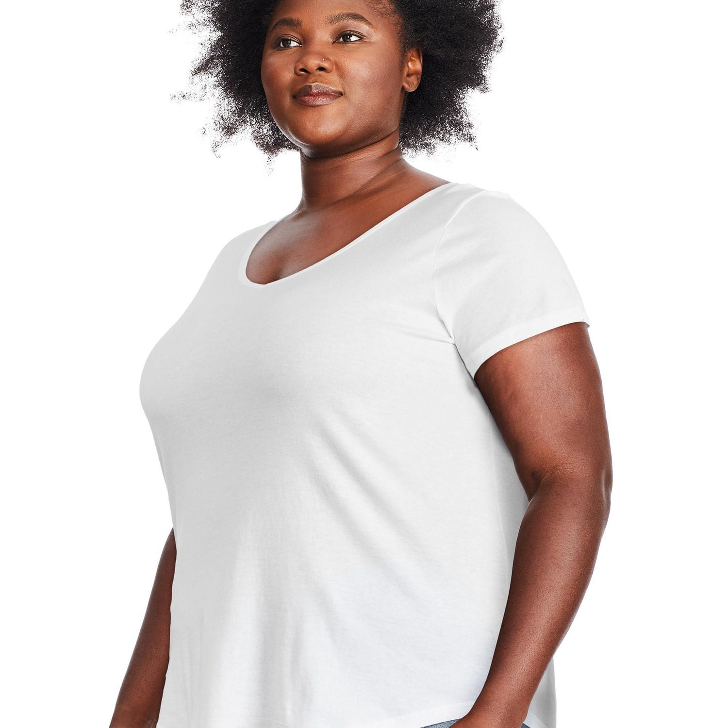 T-shirt avec encolure en V George Plus pour femmes