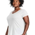 thumbnail image 2 of George Women's Plus V-Neckline Tee, 2 of 6