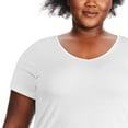 thumbnail image 4 of George Women's Plus V-Neckline Tee, 4 of 6