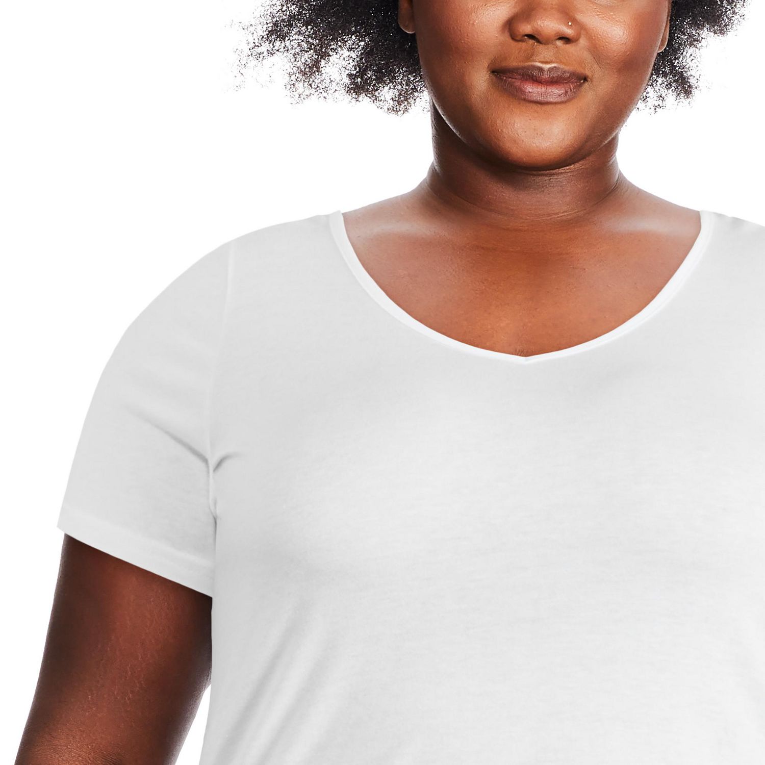 T-shirt avec encolure en V George Plus pour femmes
