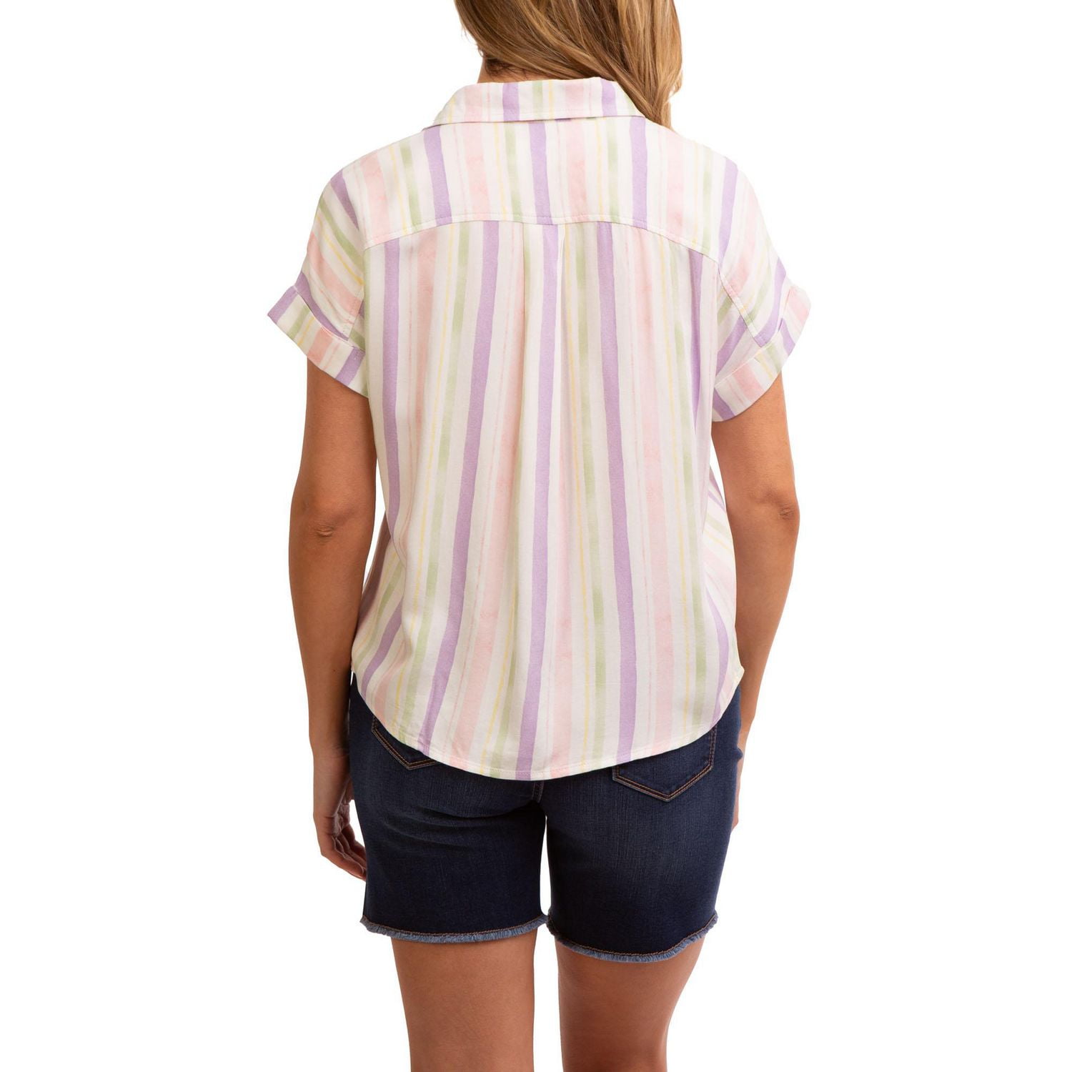 Jordache Women's Tie Front Shirt